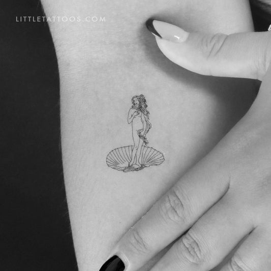 Botticelli's Venus Temporary Tattoo - Set of 3
