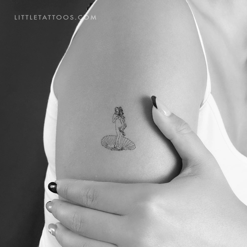Botticelli's Venus Temporary Tattoo - Set of 3