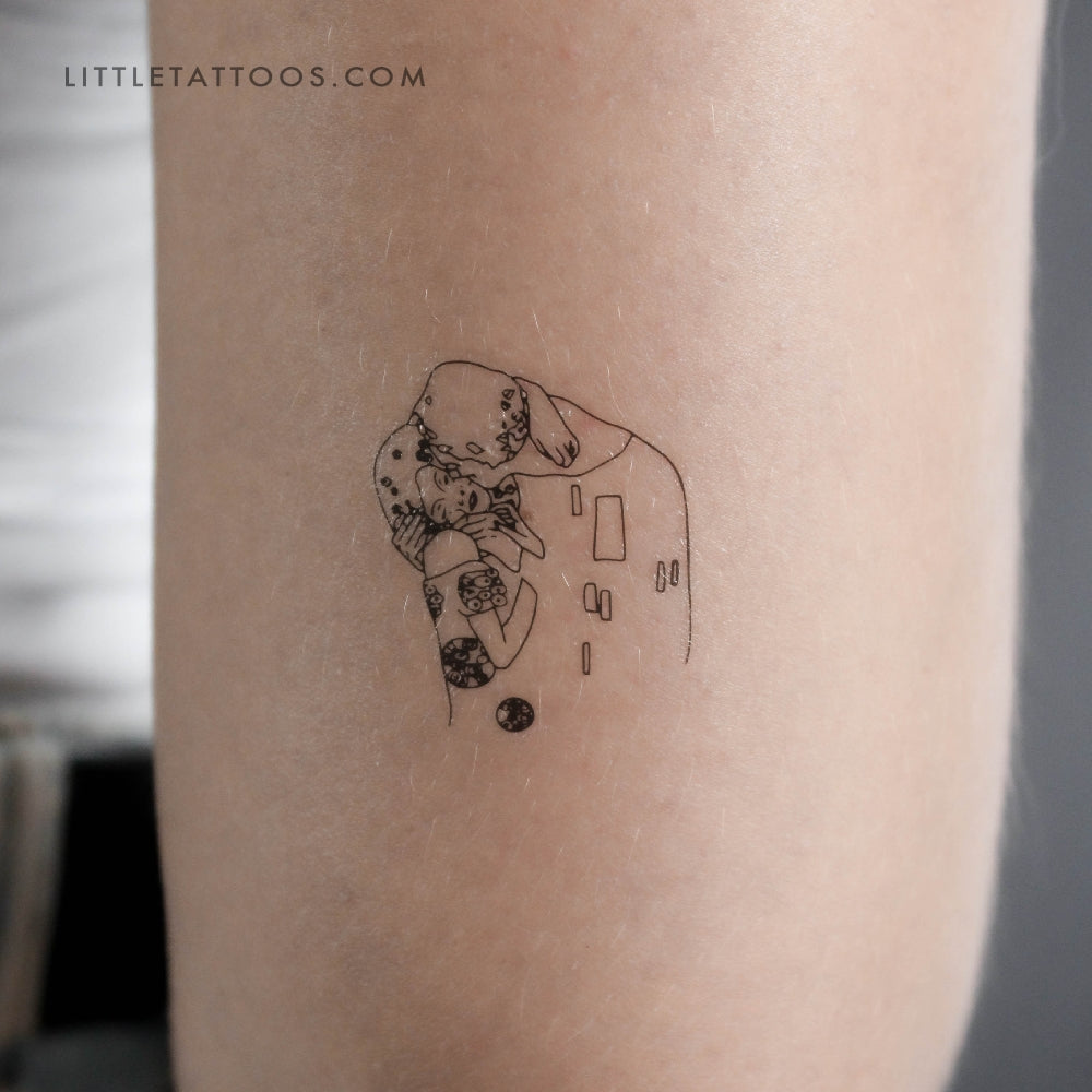 The Kiss Temporary Tattoo - Set of 3