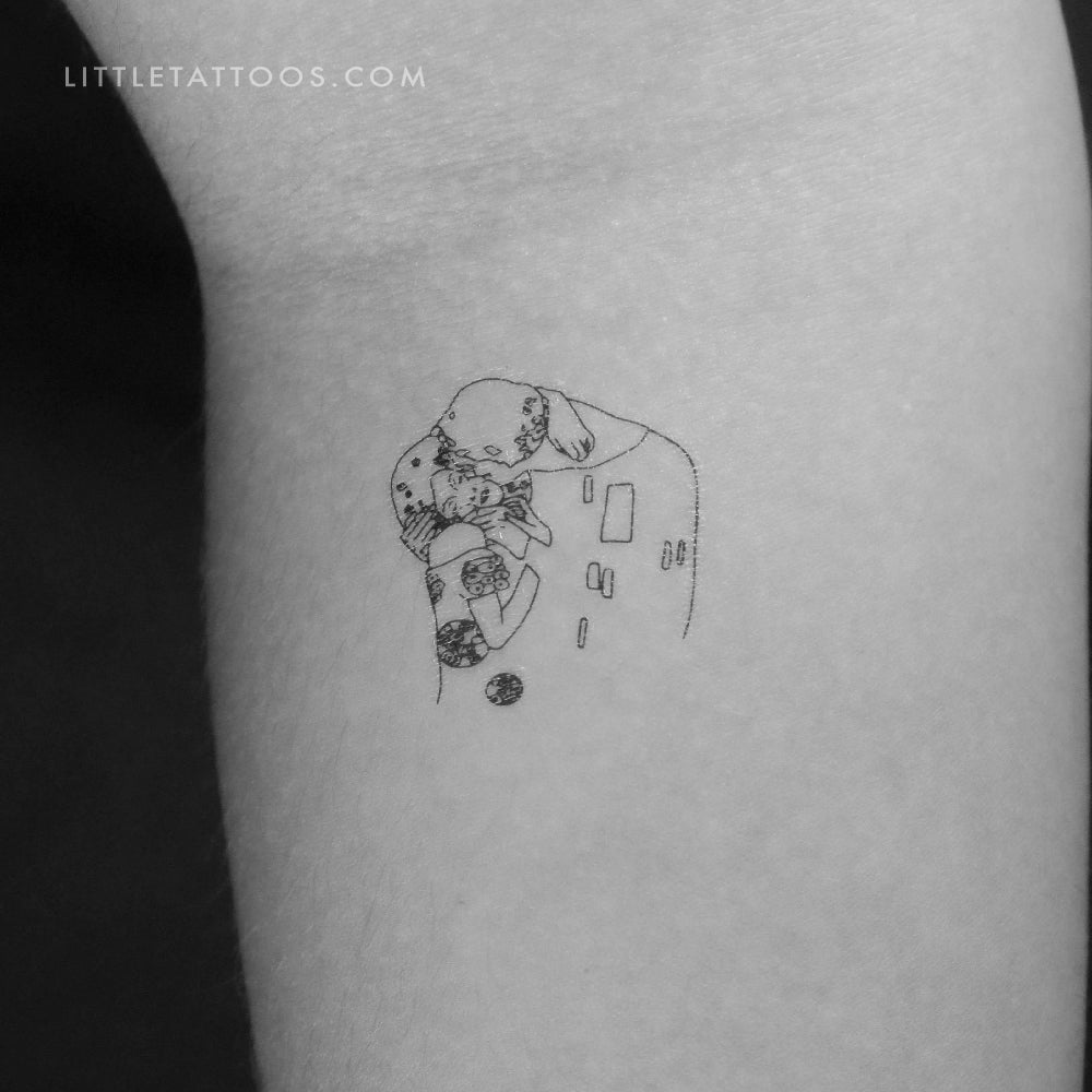 The Kiss Temporary Tattoo - Set of 3