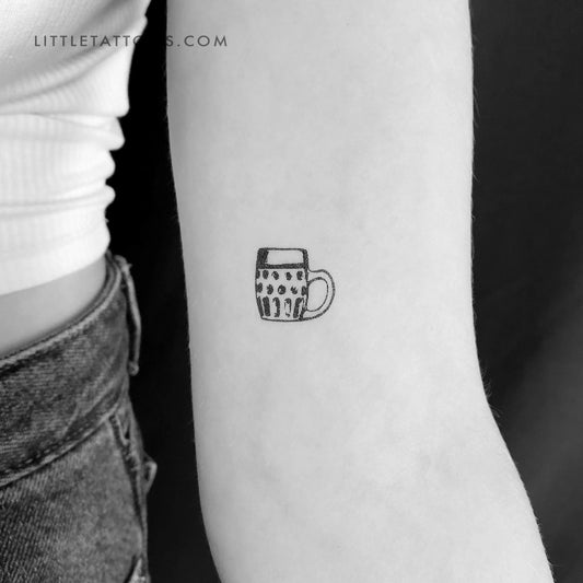 Oktoberfest Beer Mug Temporary Tattoo - Set of 3