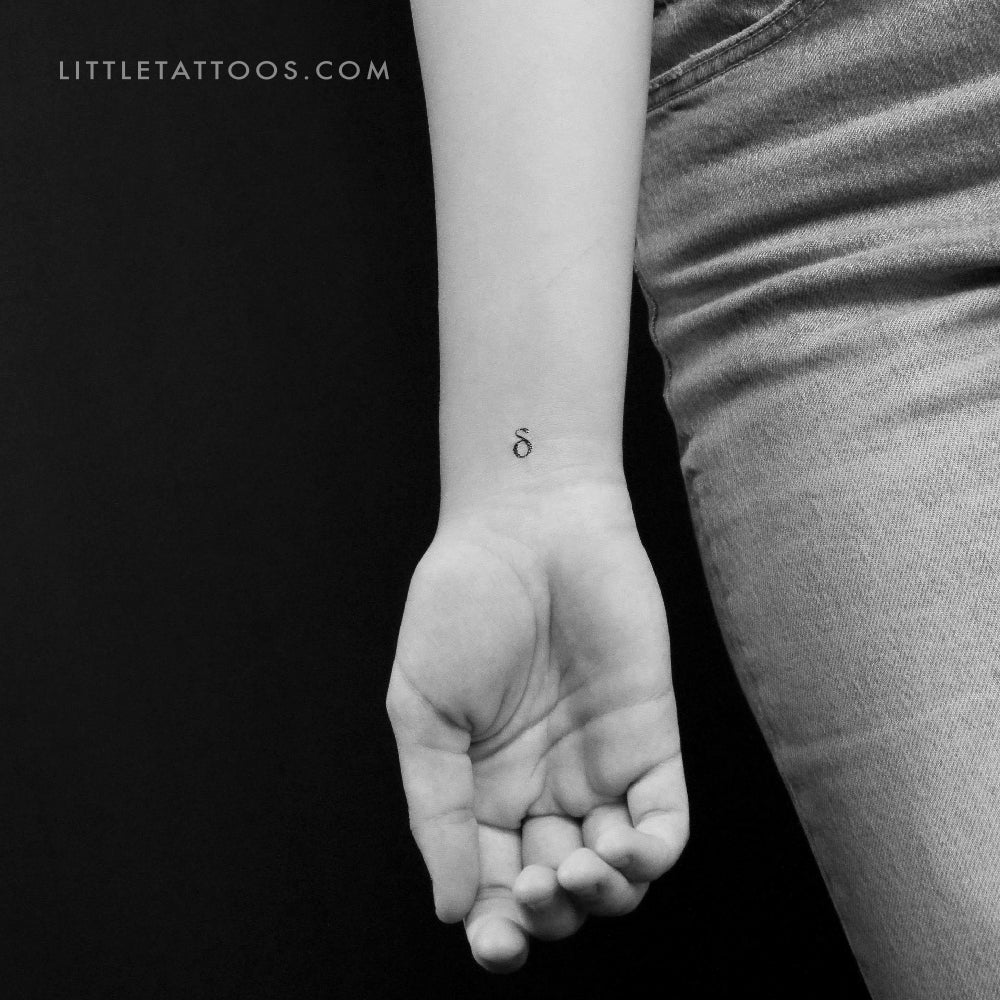 Delta δ Temporary Tattoo - Set of 3