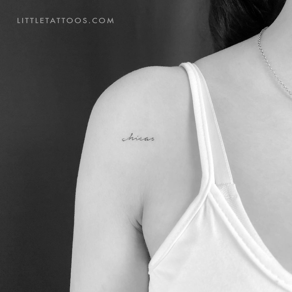 Chicas Temporary Tattoo - Set of 3