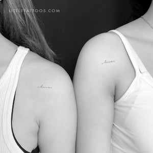 Chicas Temporary Tattoo - Set of 3