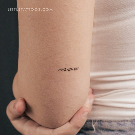 Now Temporary Tattoo - Set of 3