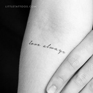 Love Always Temporary Tattoo - Set of 3 – Little Tattoos
