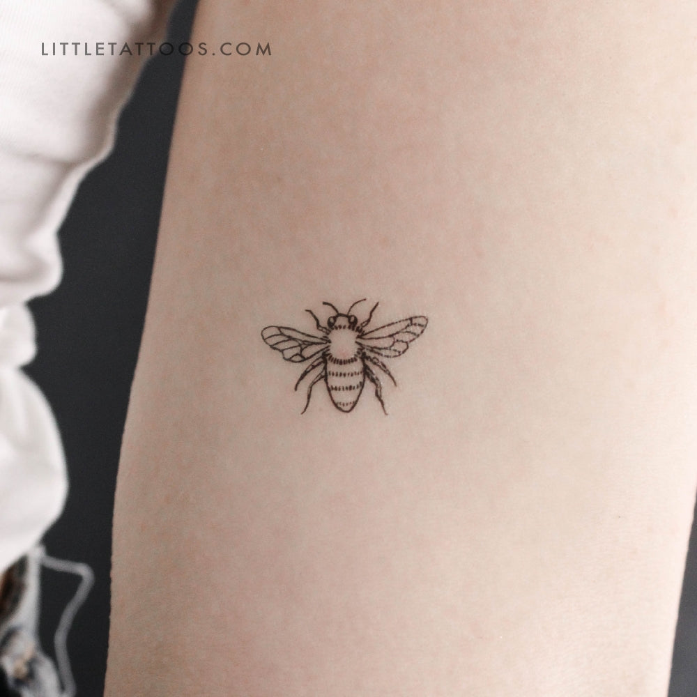 Tatuaje temporal de abeja - Juego de 3