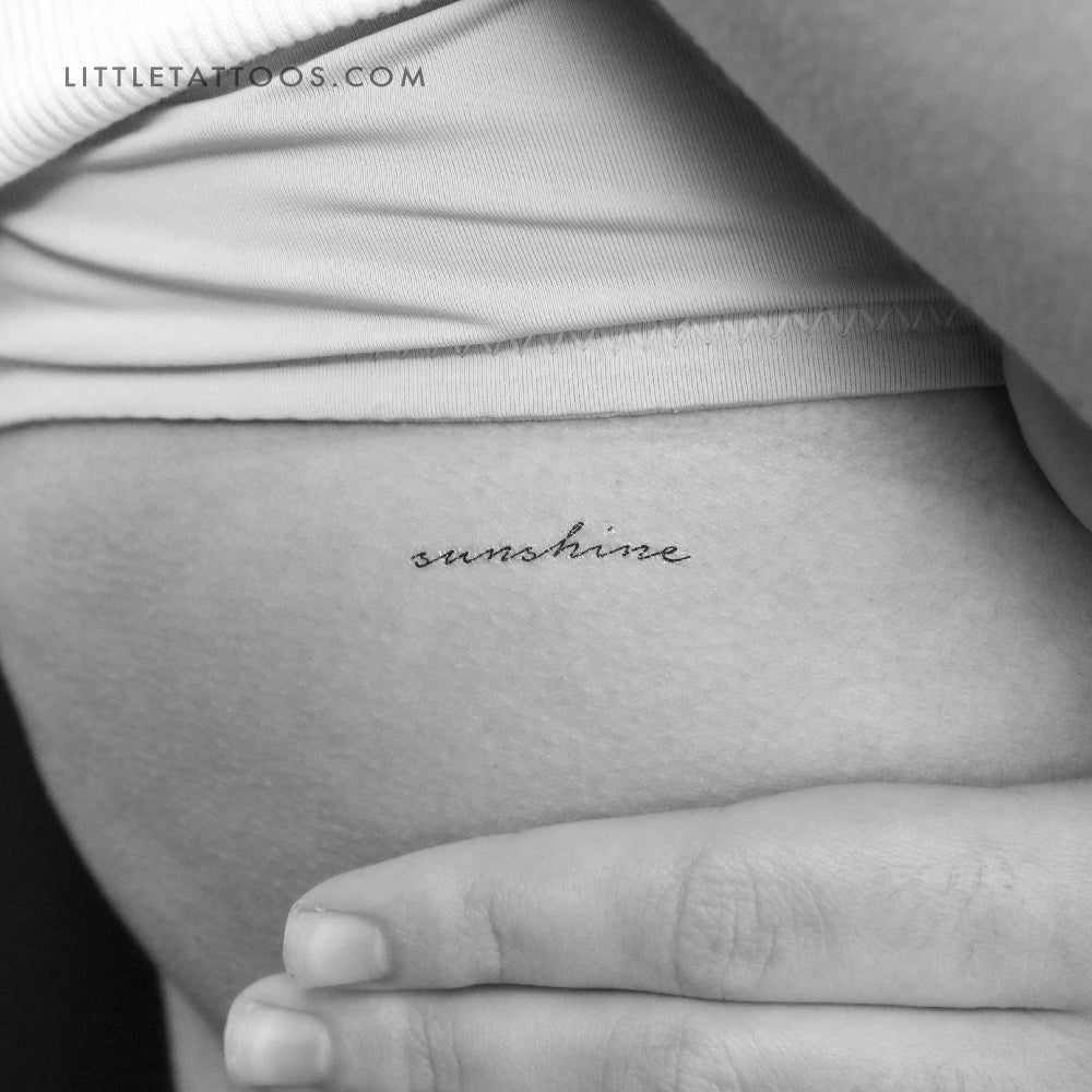 Sunshine Temporary Tattoo - Set of 3