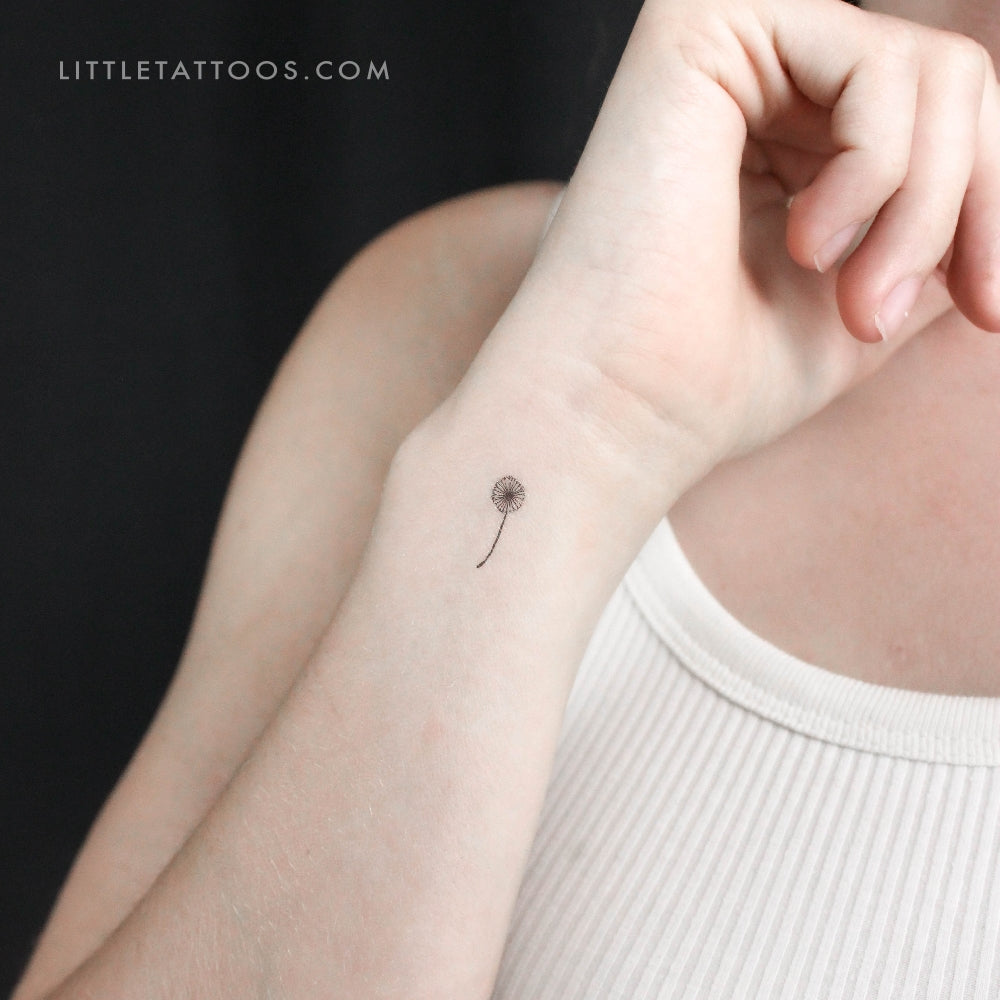 Tatuaje temporal de diente de león pequeño - Juego de 3