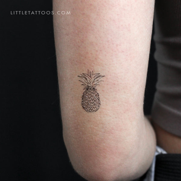 Pineapple Temporary Tattoo - Set of 3