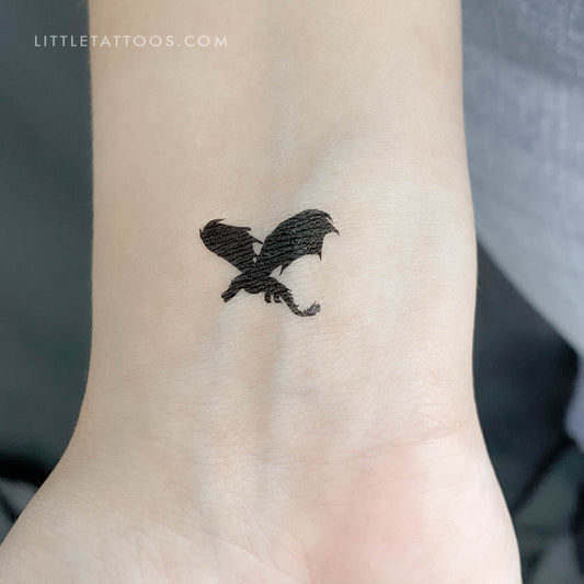 Tatuaje temporal de dragón Drogon - Juego de 3