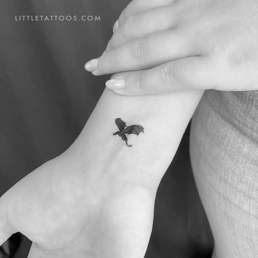 Tatuaje temporal de dragón Drogon - Juego de 3