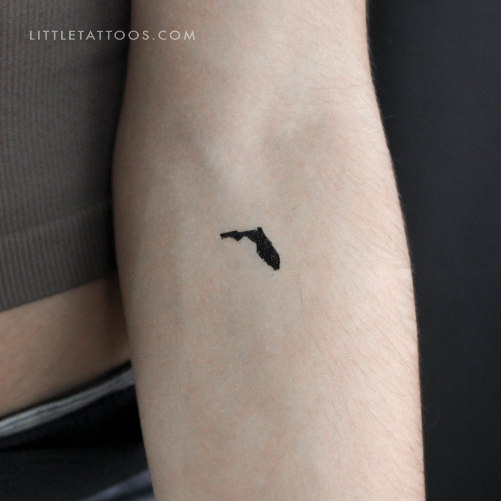 Tatuaje temporal del mapa de Florida (juego de 3)
