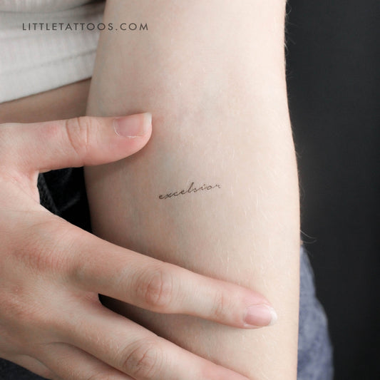 Excelsior Temporary Tattoo - Set of 3