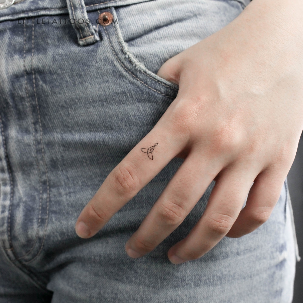 Tiny Mother And Child Symbol Temporary Tattoo - Set of 3