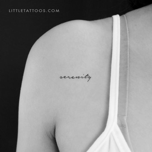 Serenity Temporary Tattoo - Set of 3