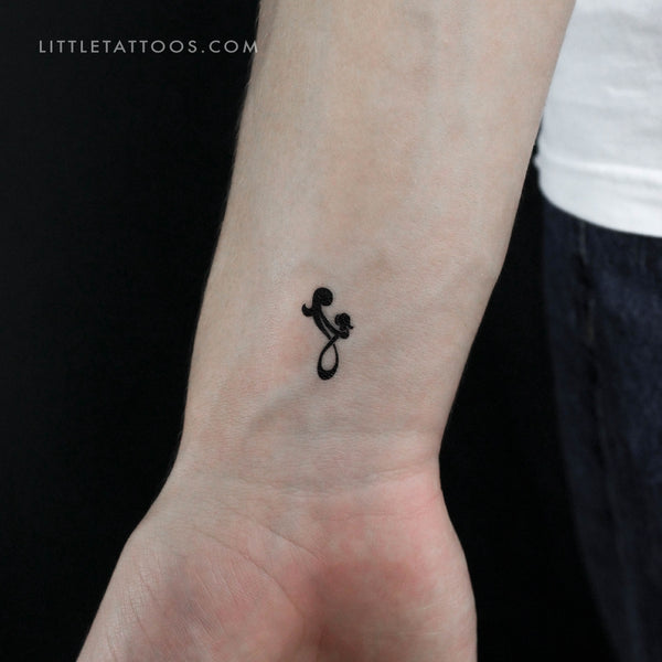 Infinity Mother & Children Symbol Temporary Tattoo - Set of 3
