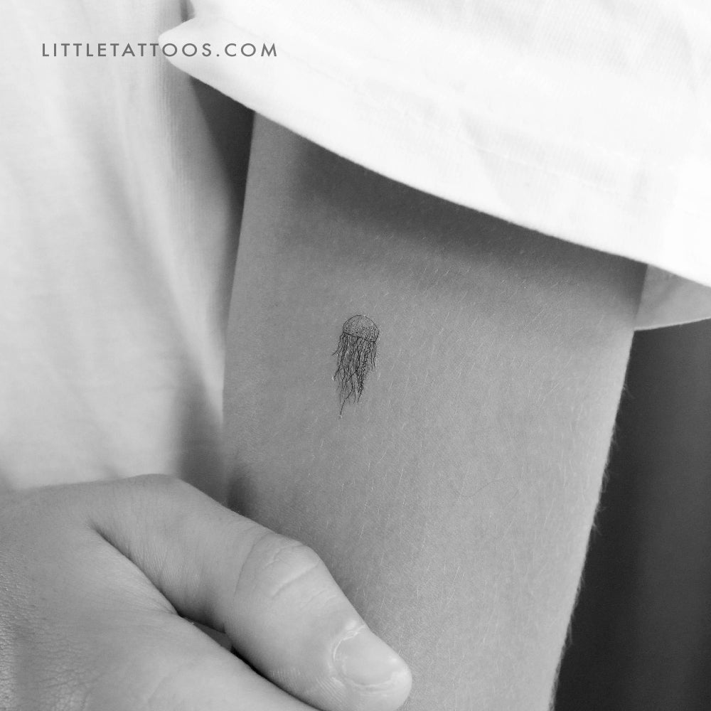 Jellyfish Temporary Tattoo - Set of 3