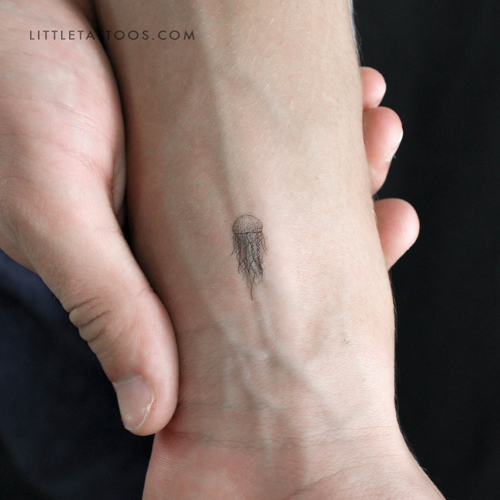 Jellyfish Temporary Tattoo - Set of 3