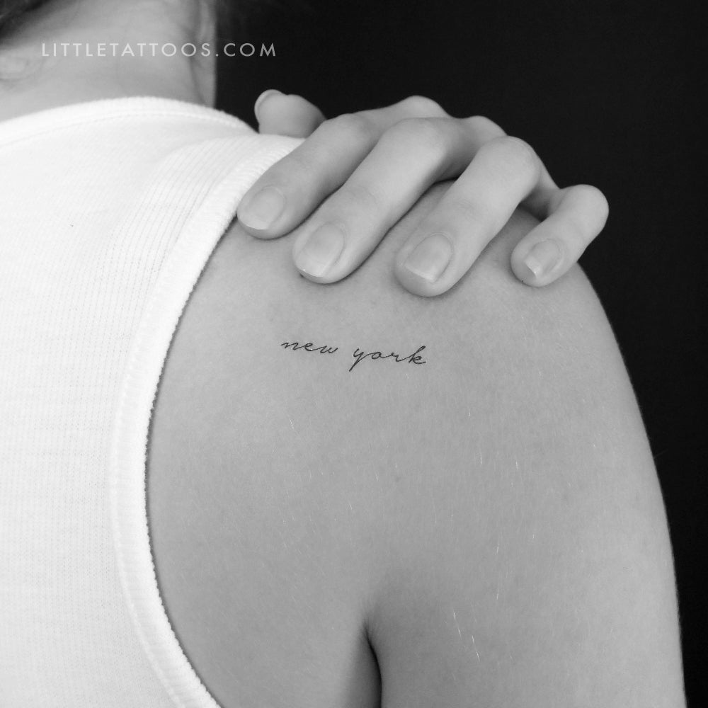 New York Temporary Tattoo - Set of 3