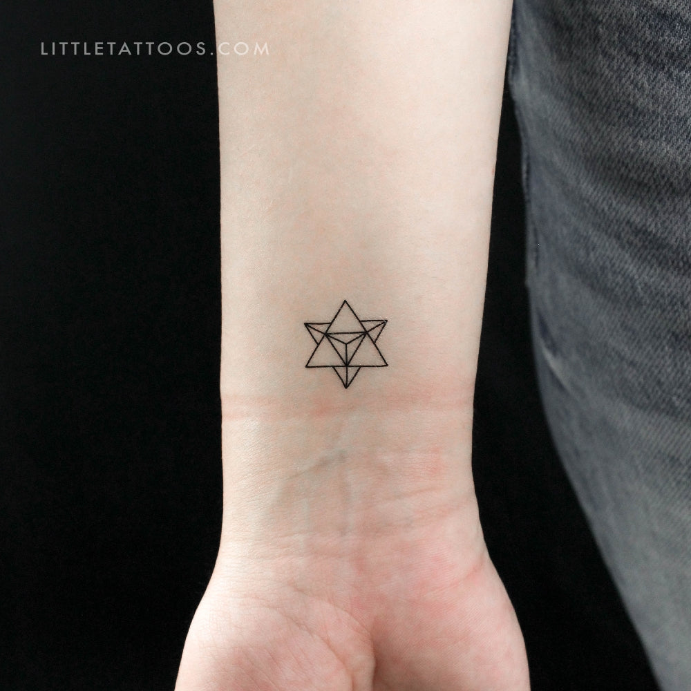 Merkaba Temporary Tattoo (Set of 3)