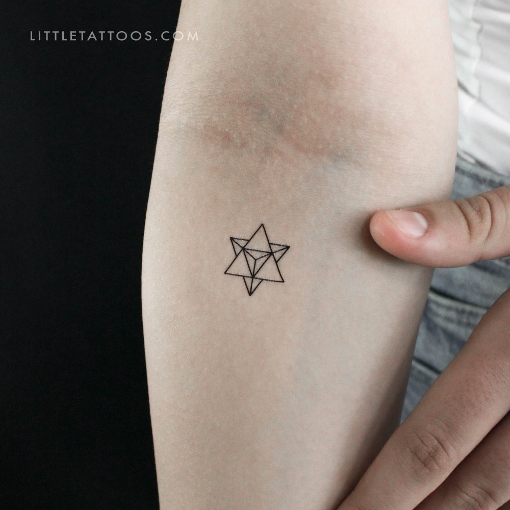 Merkaba Temporary Tattoo (Set of 3)