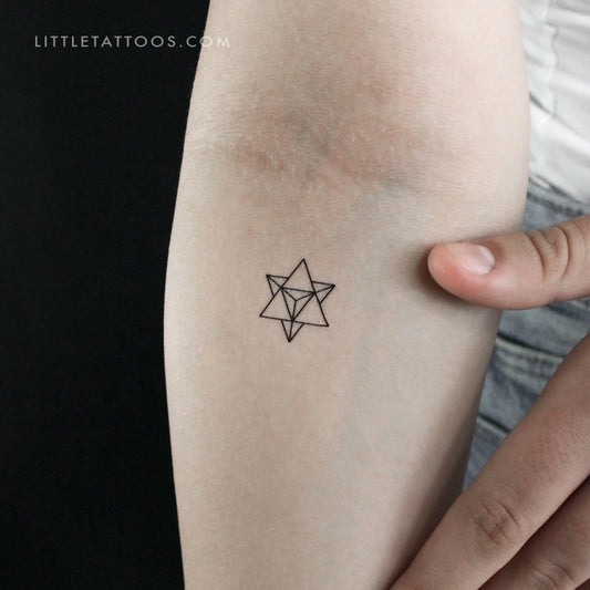 Merkaba Temporary Tattoo (Set of 3)