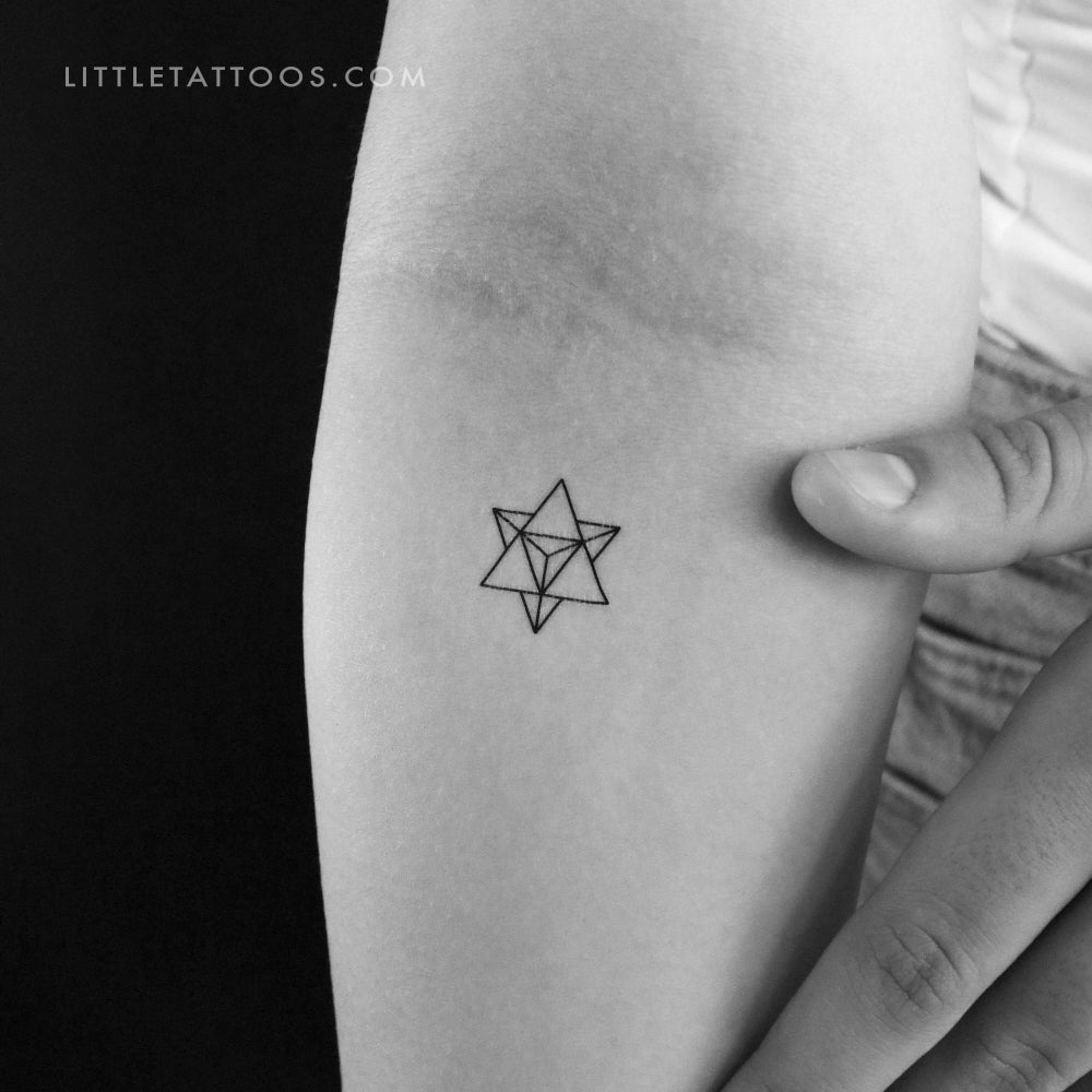 Merkaba Temporary Tattoo (Set of 3)