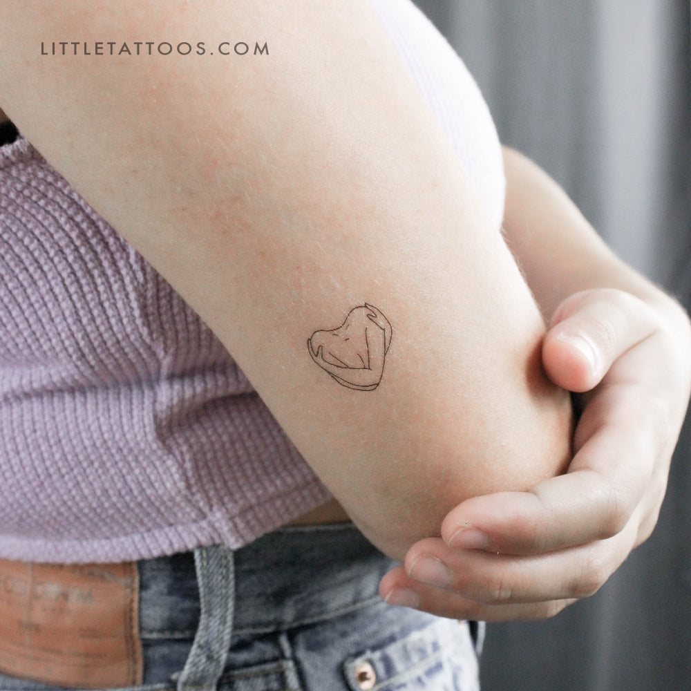 Love Myself Symbol Temporary Tattoo - Set of 3