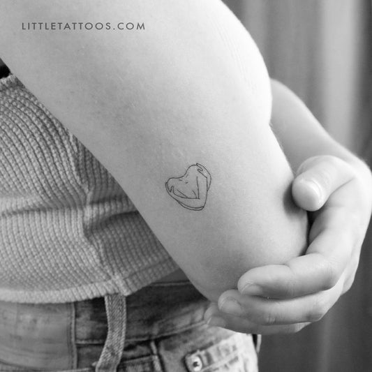 Love Myself Symbol Temporary Tattoo - Set of 3