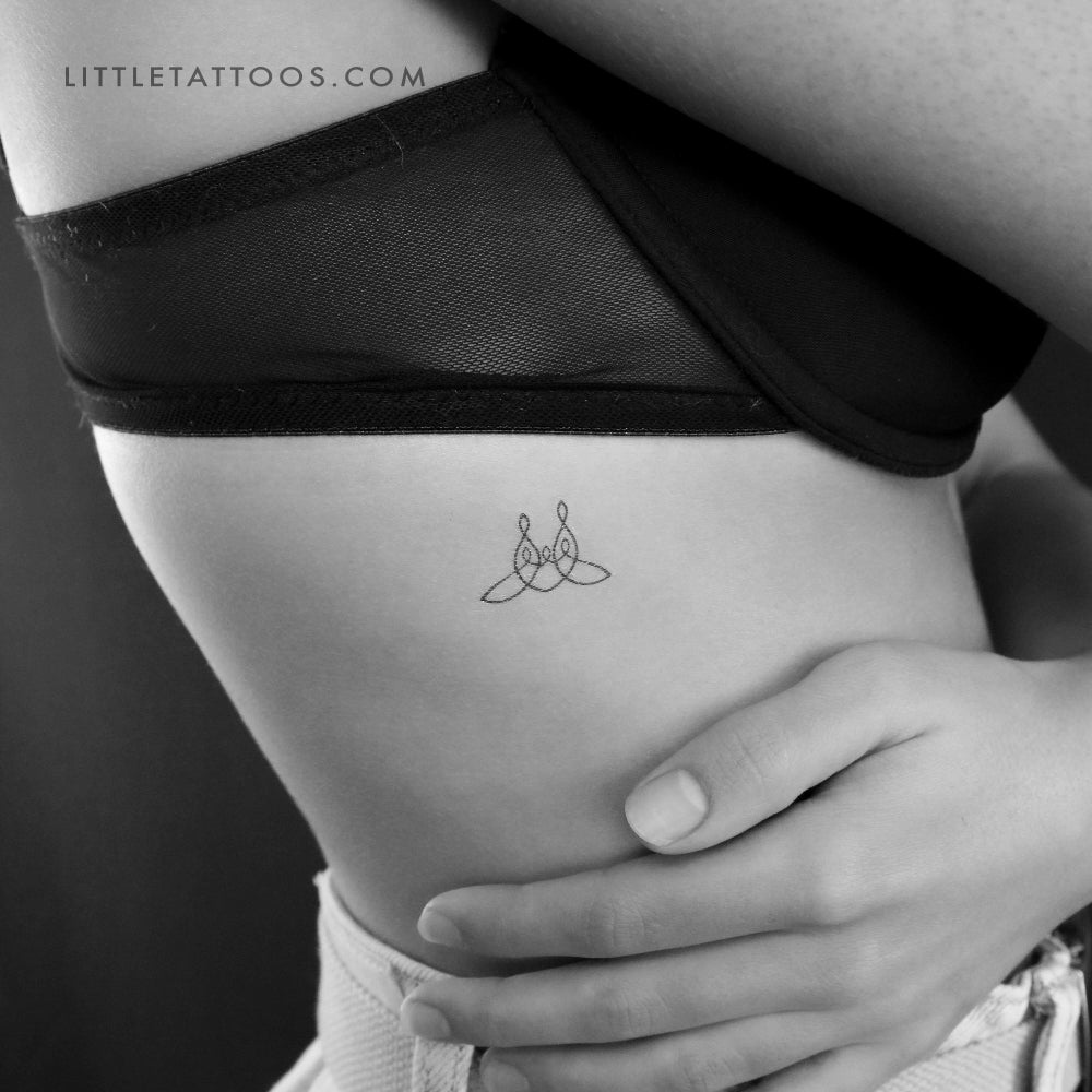 Small Family Of Five Unity Symbol Temporary Tattoo - Set of 3