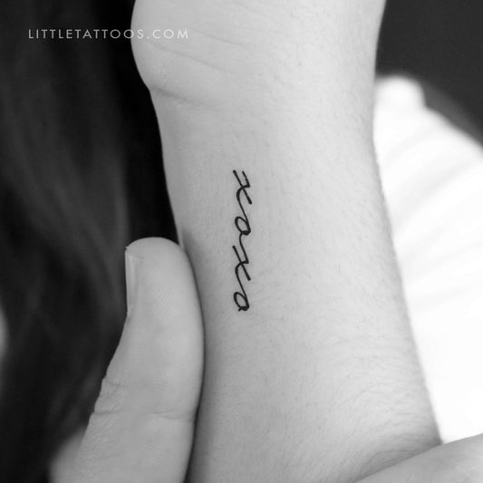 Tatuaje temporal Xoxo - Juego de 3