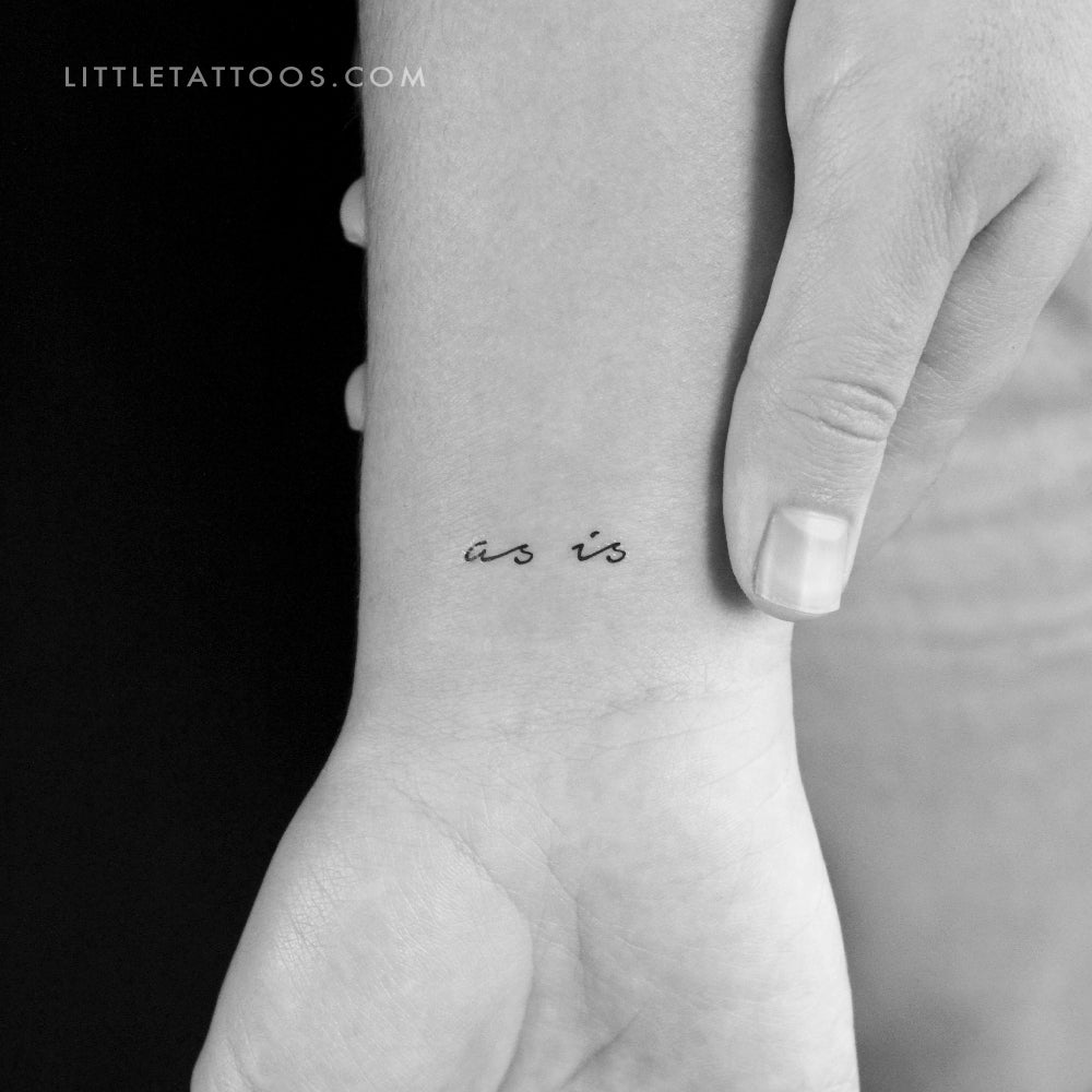 Tatuaje temporal "tal cual" - Juego de 3