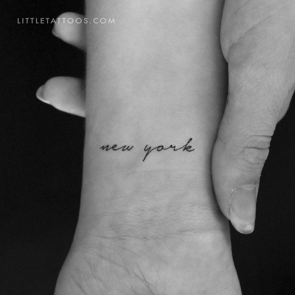 New York Temporary Tattoo - Set of 3