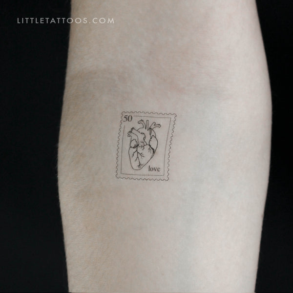 Love Stamp Temporary Tattoo - Set of 3