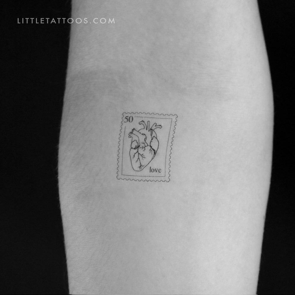 Love Stamp Temporary Tattoo - Set of 3