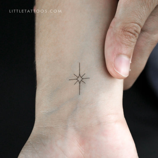 Morning Star Type II by Jakenowicz Temporary Tattoo - Set of 3