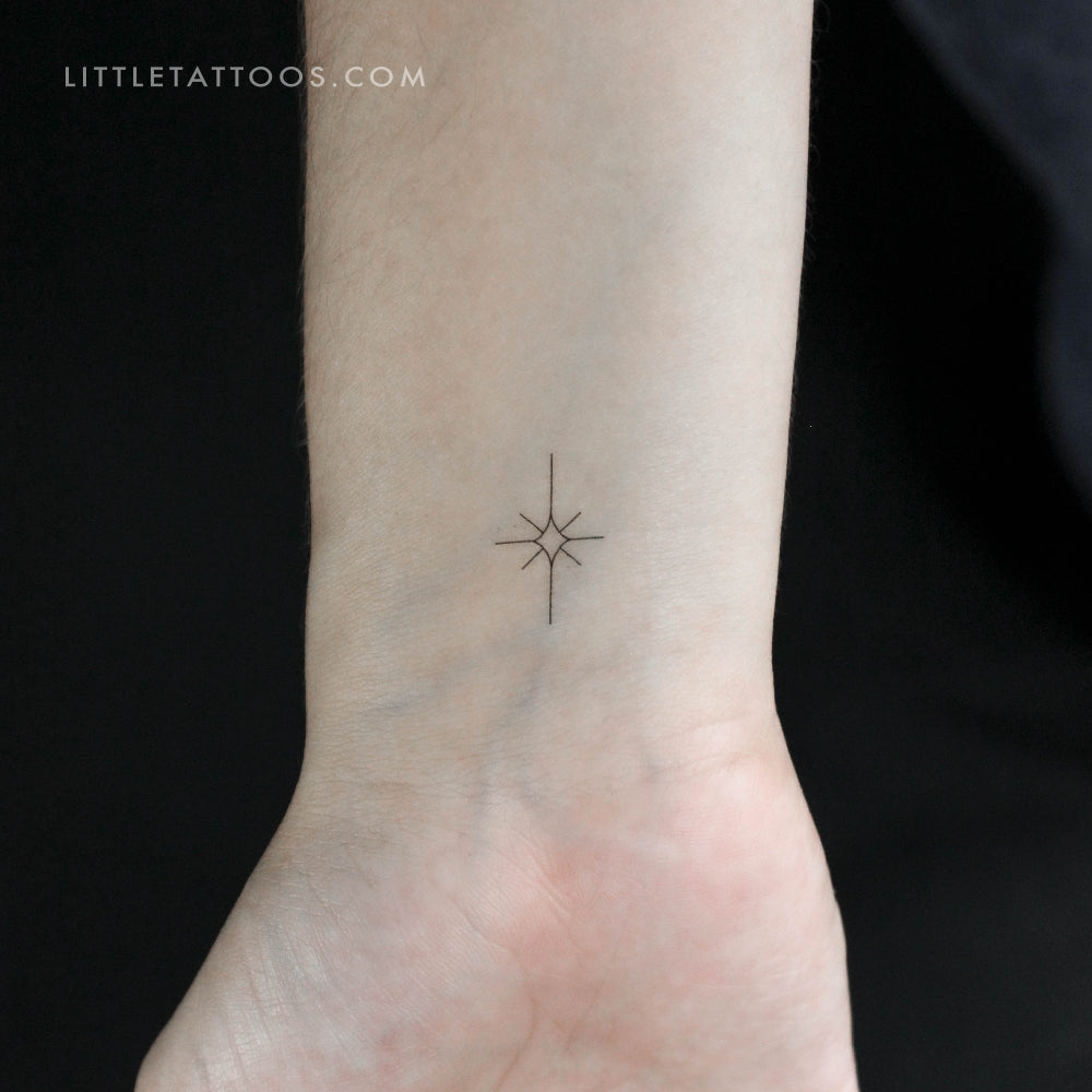 Morning Star Type II by Jakenowicz Temporary Tattoo - Set of 3
