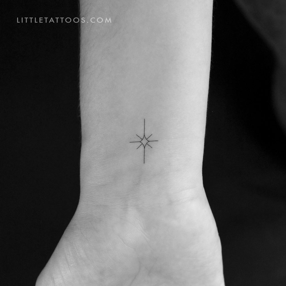Morning Star Type II by Jakenowicz Temporary Tattoo - Set of 3