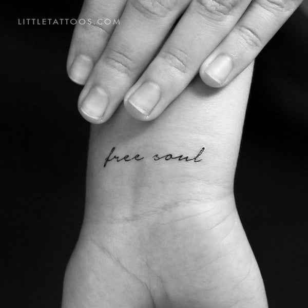 Free Soul Temporary Tattoo - Set of 3