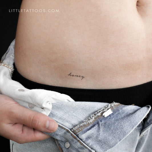 Tatuaje temporal de miel - Juego de 3