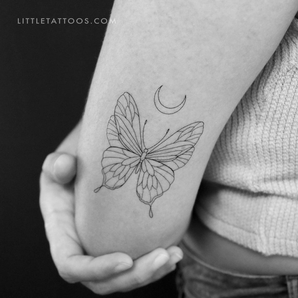 Butterfly Temporary Tattoo by 1991.ink - Set of 3