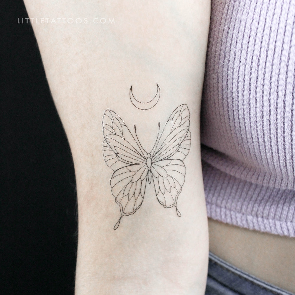 Butterfly Temporary Tattoo by 1991.ink - Set of 3