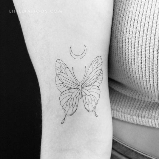 Tatuaje temporal de mariposa de 1991.ink - Juego de 3