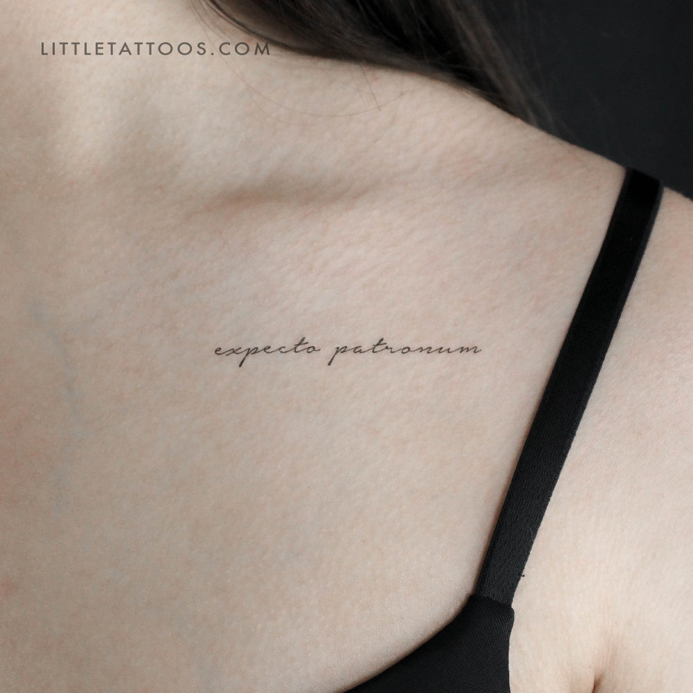 Expecto Patronum Temporary Tattoo - Set of 3