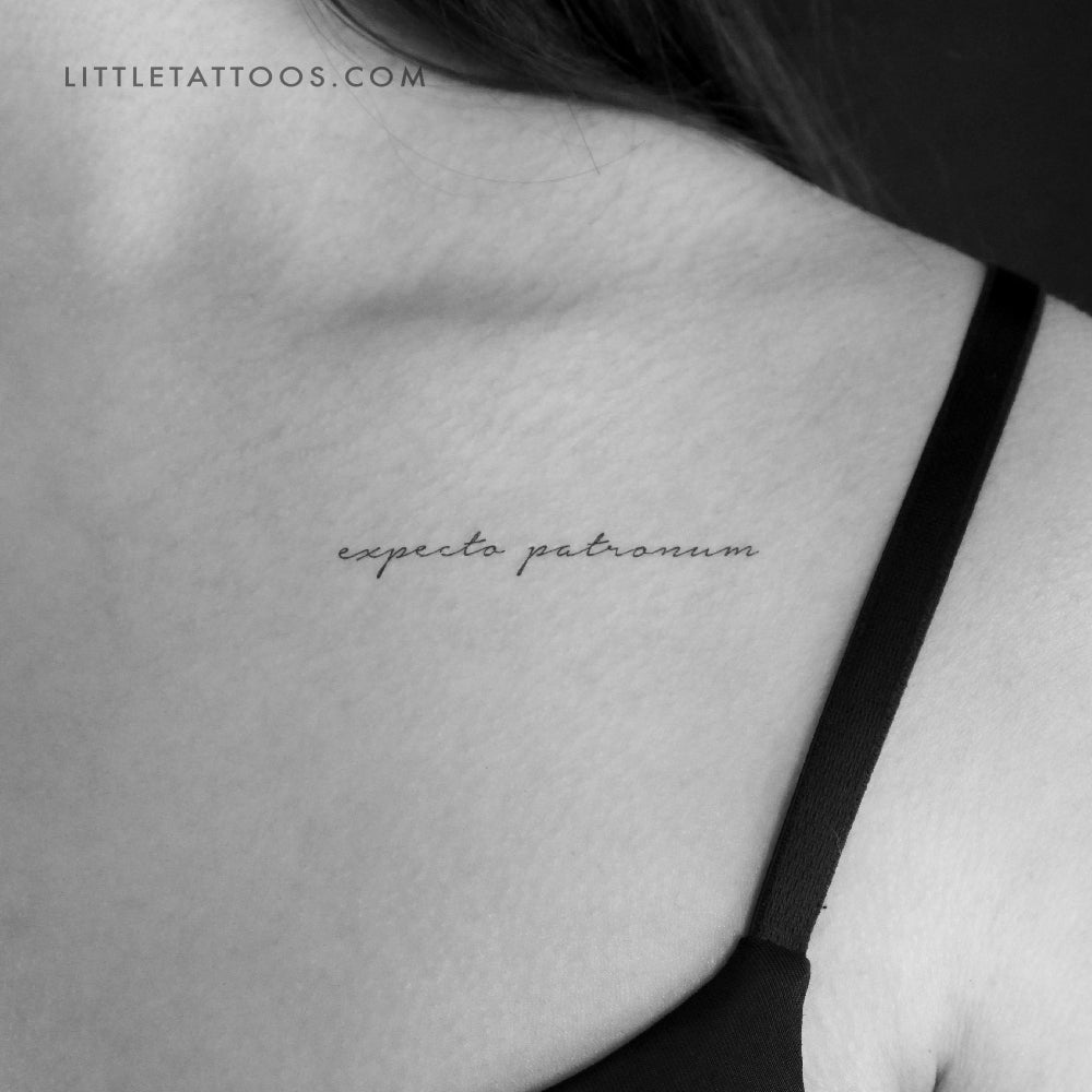 Expecto Patronum Temporary Tattoo - Set of 3