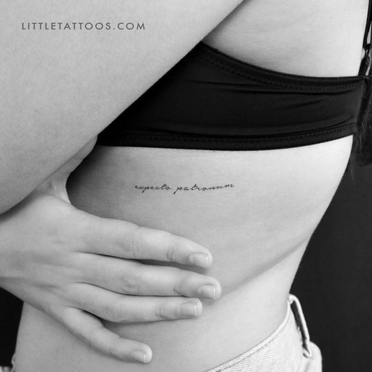 Tatuaje Temporal Expecto Patronum - Conjunto de 3