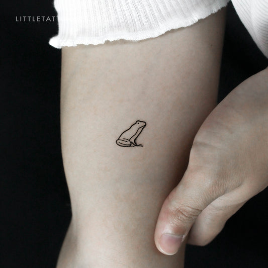 Tatuaje temporal de rana (juego de 3)