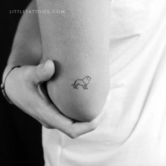 Lion Temporary Tattoo - Set of 3
