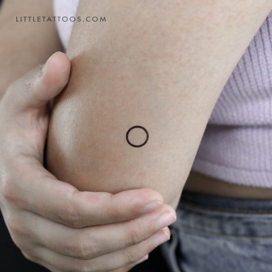 Little Circle Temporary Tattoo - Set of 3